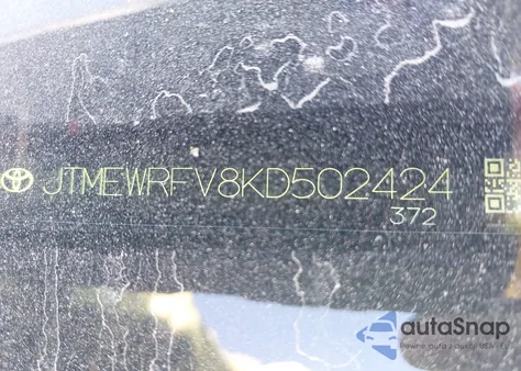 2019 Toyota Rav4 Hybrid Xse z USA, uszkodzony, nr VIN JTMEWRFV8KD502424